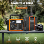 SOLUPUP 288Wh Portable Solar Generator with 100W Foldable Solar Panel