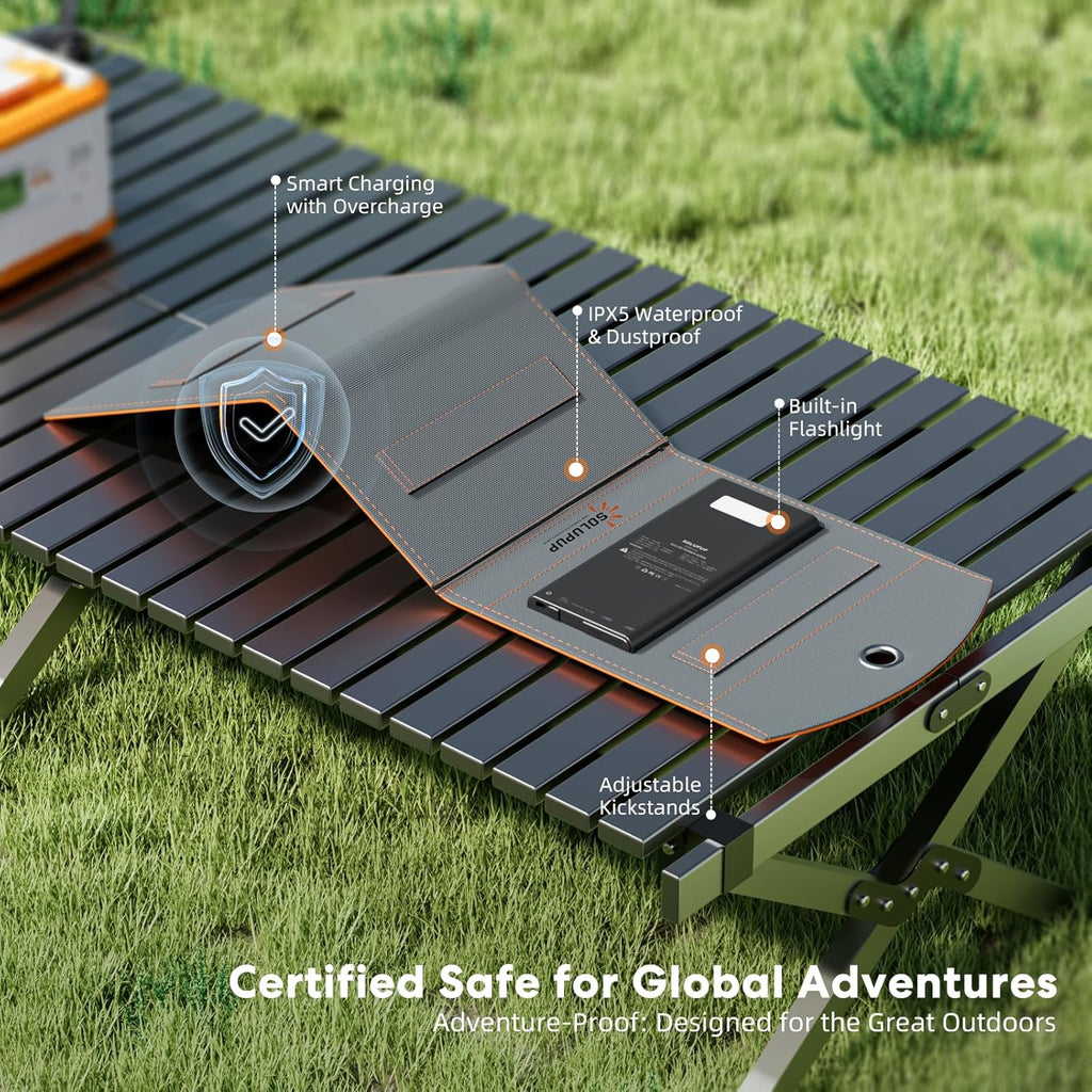 SOLUPUP Solar Charger Power Bank | 30W 10000mah