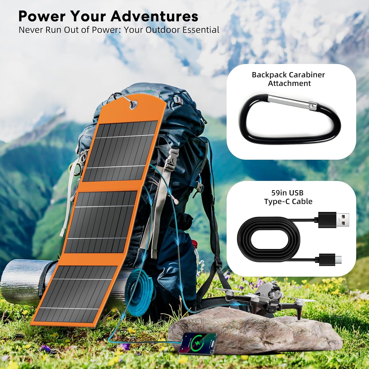 SOLUPUP Solar Charger Power Bank | 30W 10000mah