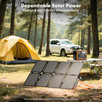 SOLUPUP 288Wh Portable Solar Generator with 100W Foldable Solar Panel