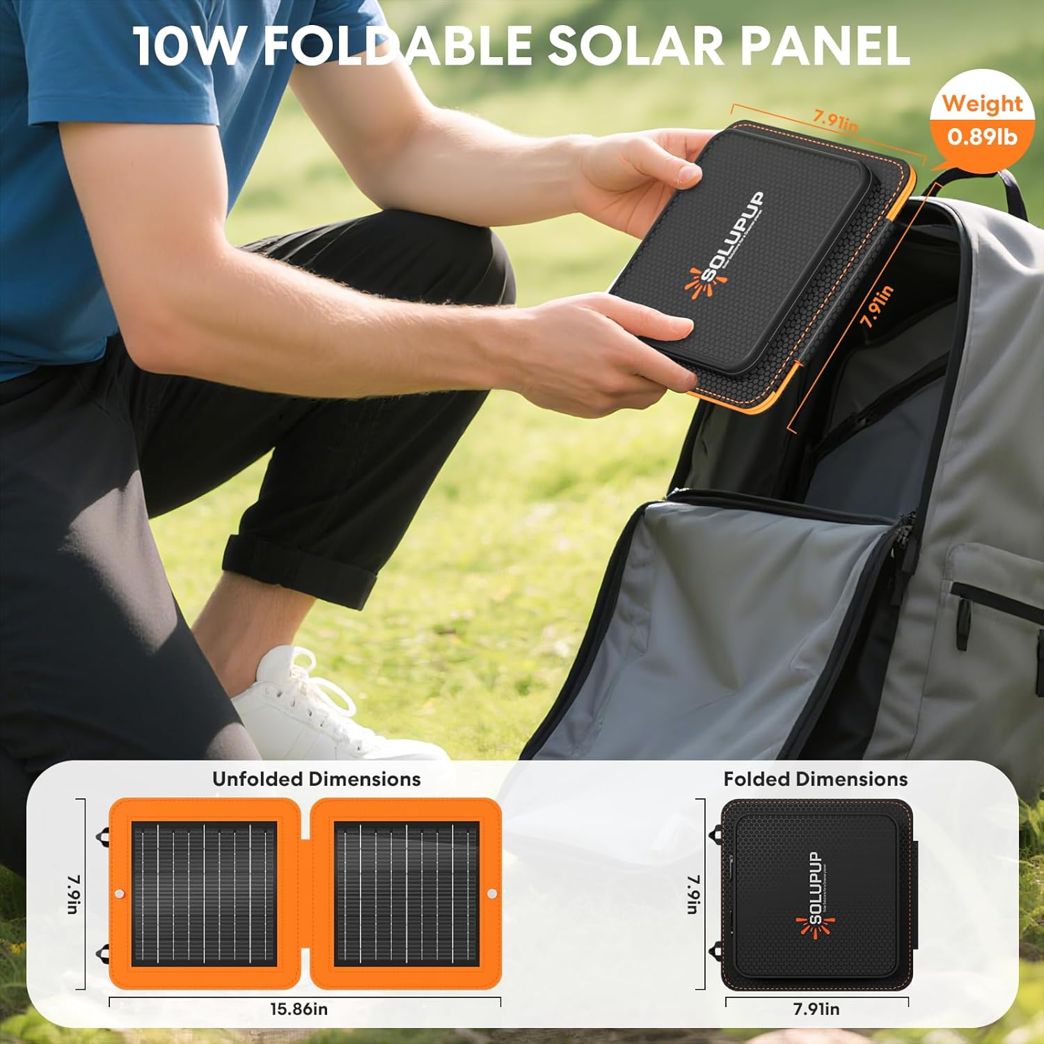 SOLUPUP SP10W Solar Panel | 10W
