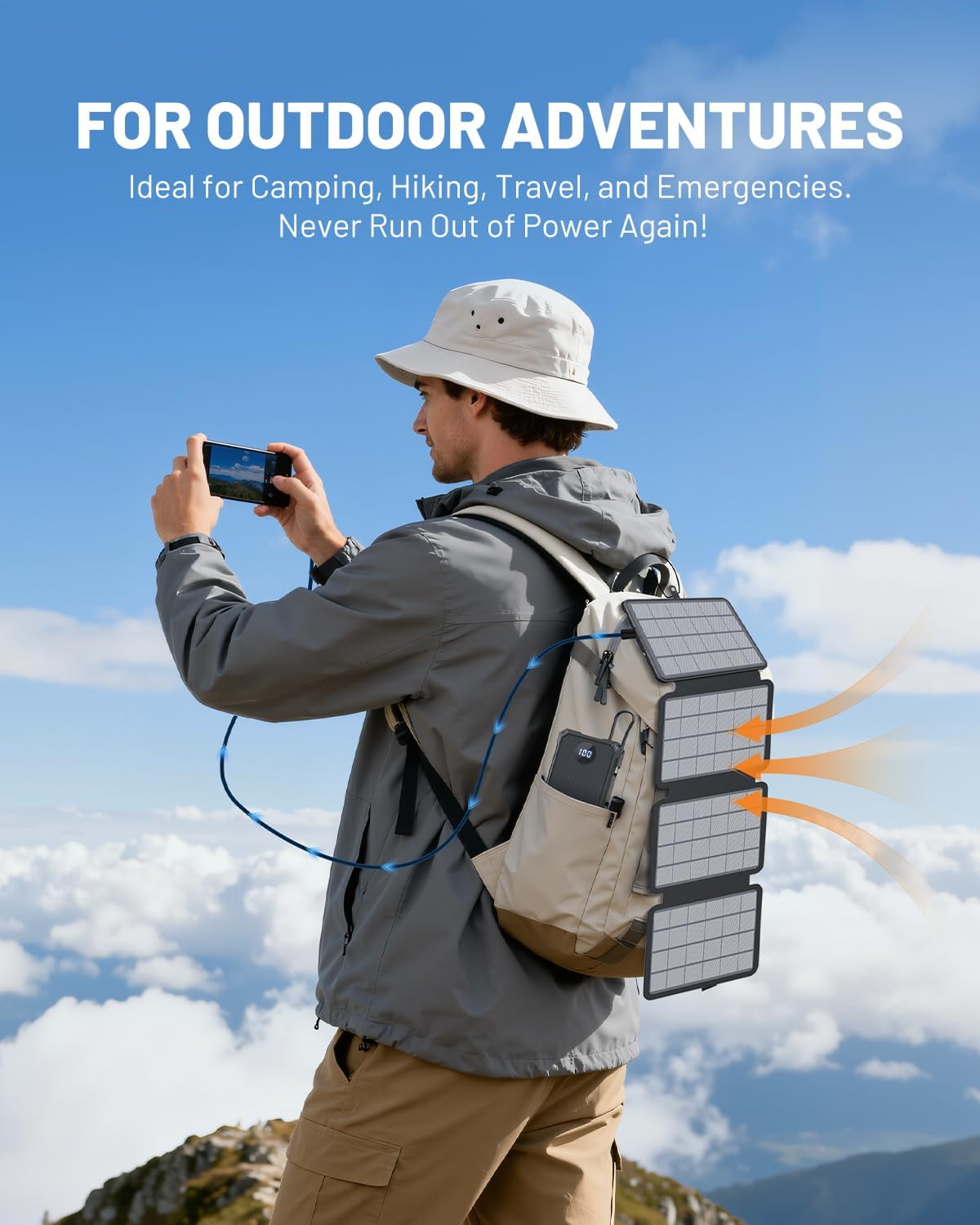 SOLUPUP Solar Power Bank| 10000mah