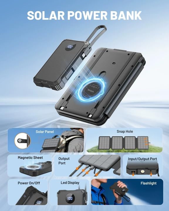 SOLUPUP Solar Power Bank| 10000mah